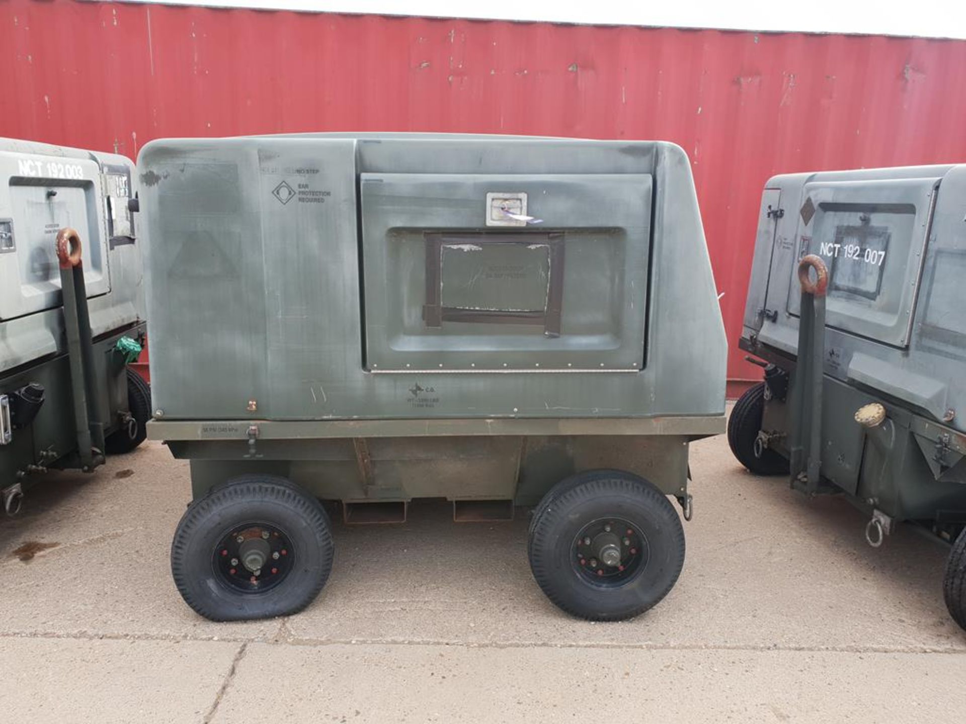 * Isuzu Model 4LE Trailer Mounted Diesel Power Pack. Nitrogen Concentration Trolley with Isuzu