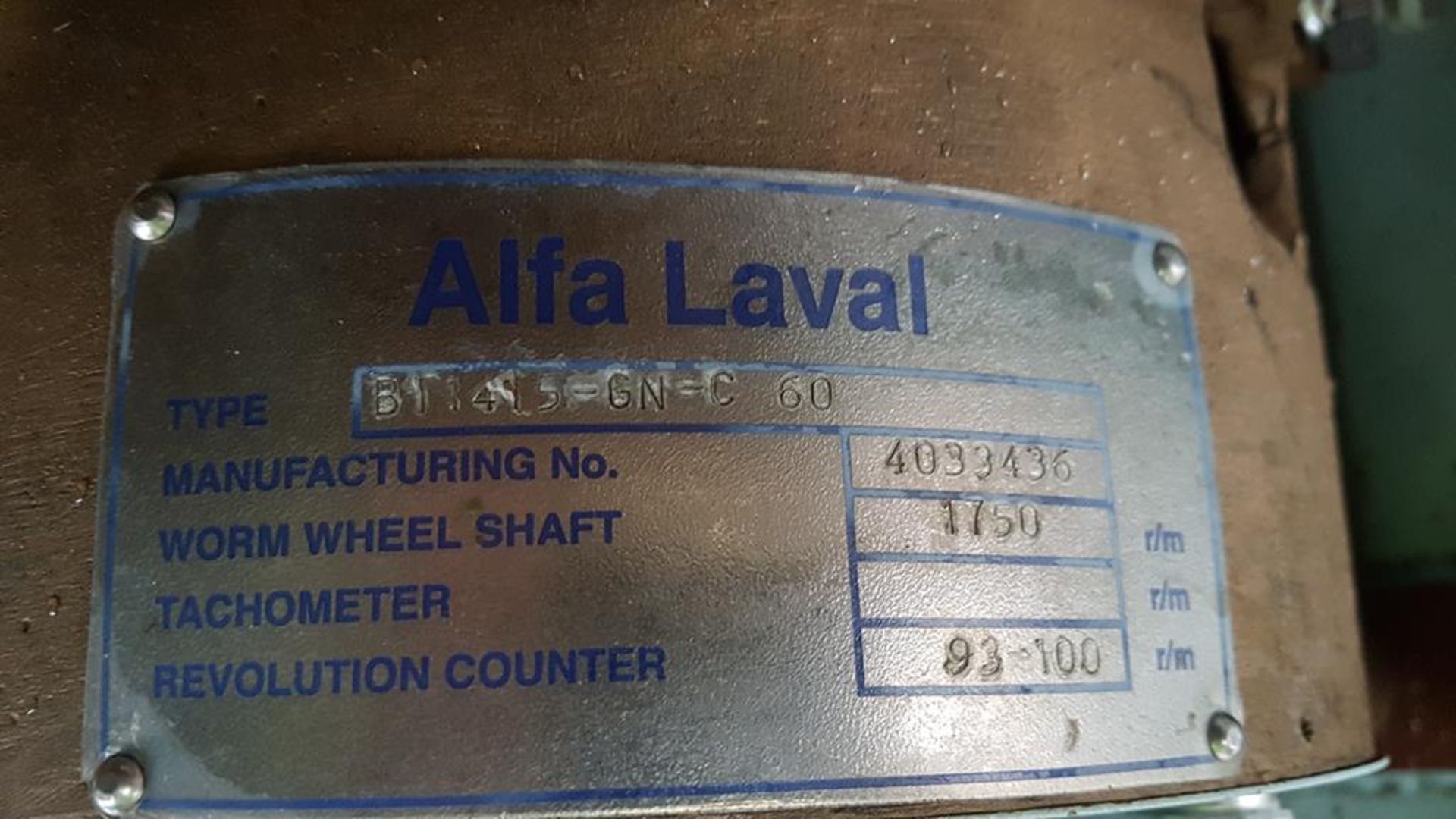* Alfa Laval Skid Mounted Centrifuge. Please note this lot is located at Manby Airfield, Manby, - Image 3 of 3