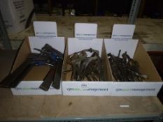 3 x Boxes of Various Clamps