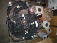 * A qty of Cabling and Armoured Cable. Please note there is a £5 plus VAT Lift Out Fee on this lot.