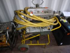 * A CBS Tornado Cable Blowing Machine S/N BT0062. Please note there is a £5 Plus VAT Lift Out Fee