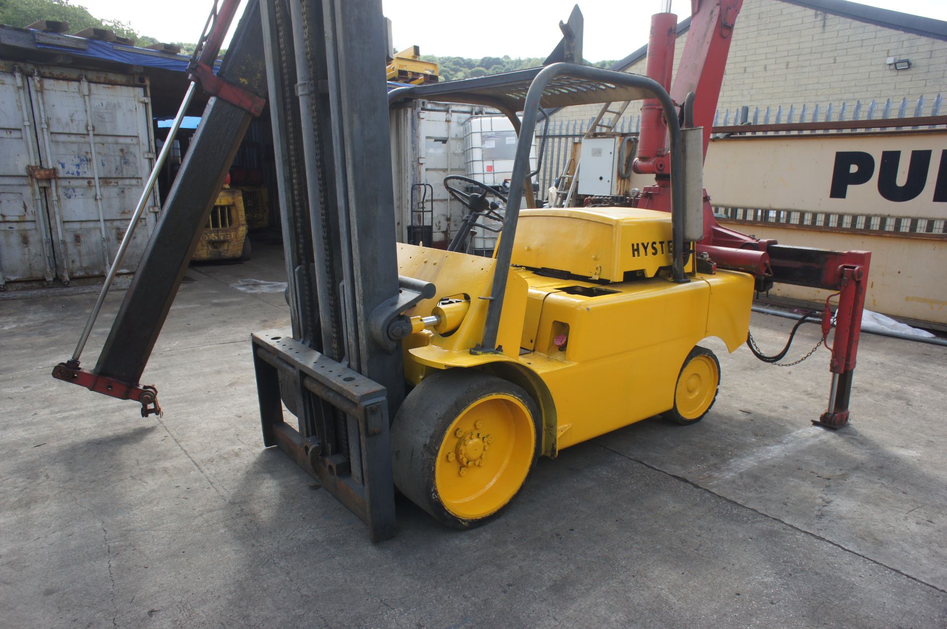 * Hyster S150A Counterbalance Forklift Truck, diesel, capacity 7000kg, duplex mast, lift height: - Image 9 of 18