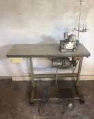 * Singer 81B6 Overlocker Industrial sewing machine. A Singer 240V table mounted overlocker,