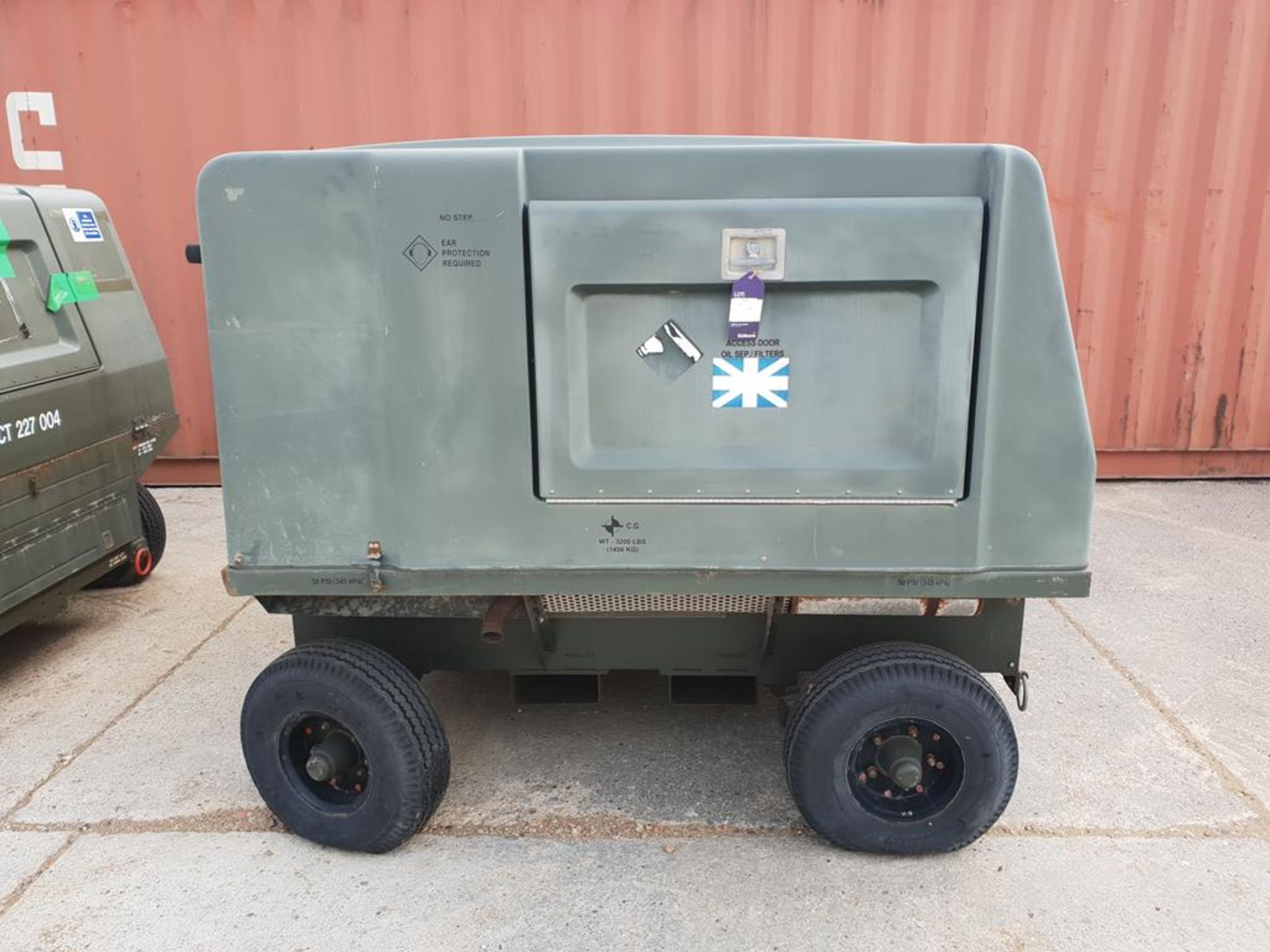 * Isuzu Model 4LE Trailer Mounted Diesel Power Pack. Nitrogen Concentration Trolley with Isuzu