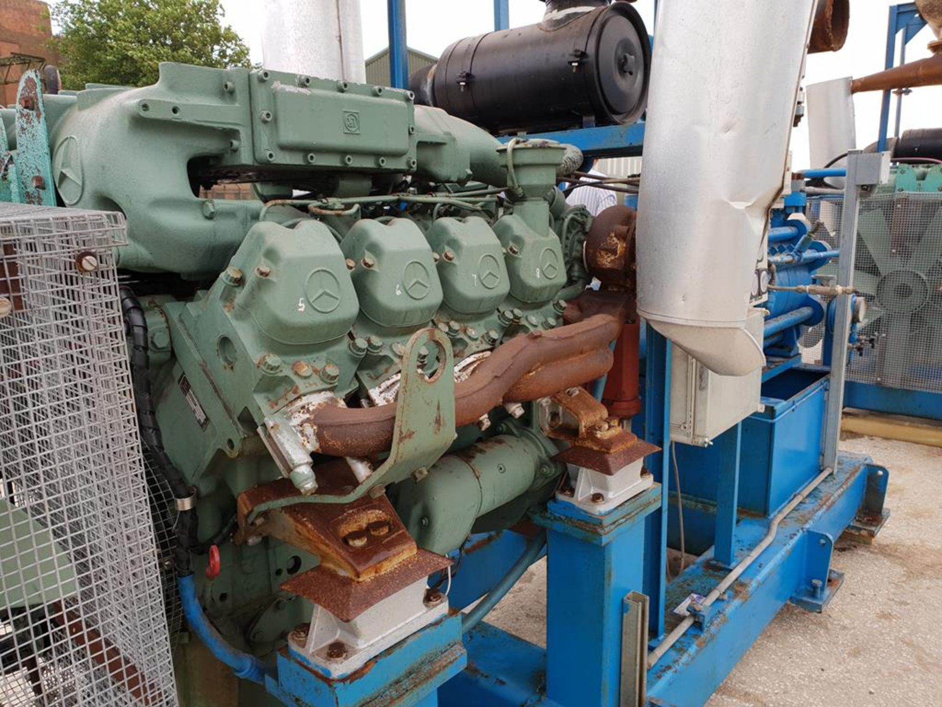 * Mercedes/Weir Diesel Water Pump A Skid Mounted Heavy Duty Water Pump with Weir LMD BSTG Pump and - Image 5 of 7