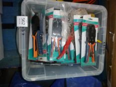 * A box of Various Hand Tools