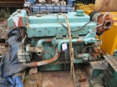 * Daewoo 196T 6 Cylinder Marine Engine. Please note this lot is located at KB Mason Marine, Marsh