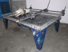 * Manta Screen Printing Air Table (86in x 54in). Please note there is a £5 plus VAT Lift Out Fee