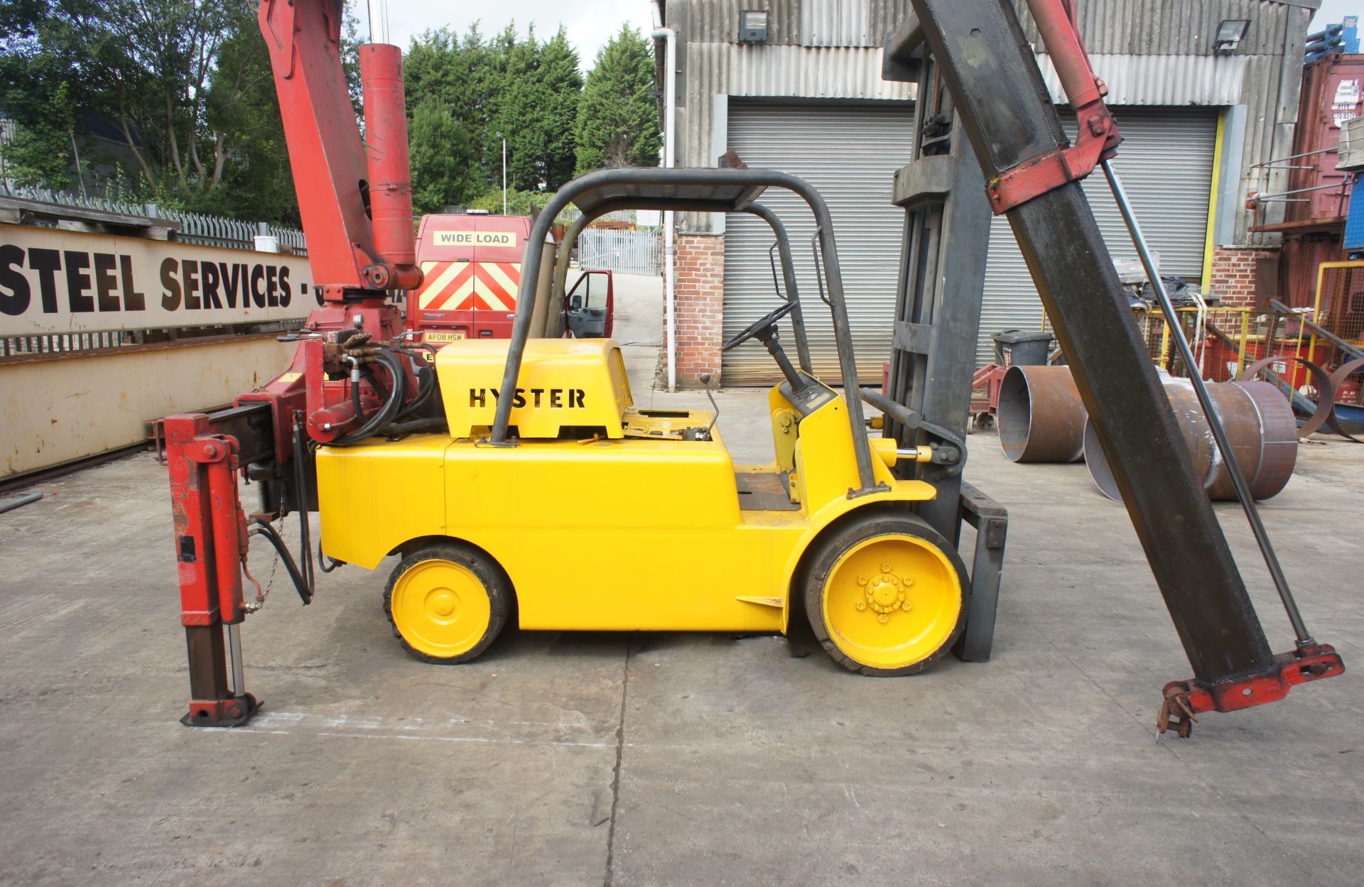 * Hyster S150A Counterbalance Forklift Truck, diesel, capacity 7000kg, duplex mast, lift height: - Image 14 of 18