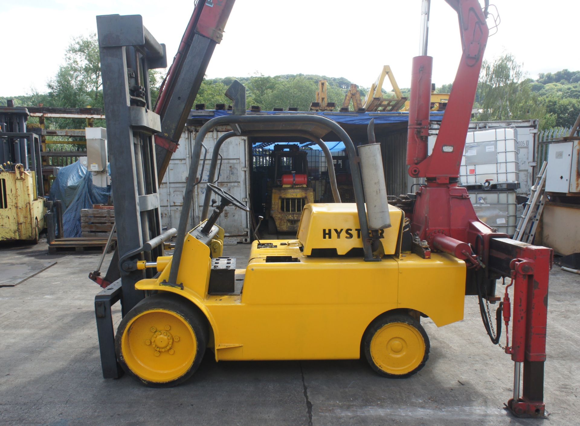 * Hyster S150A Counterbalance Forklift Truck, diesel, capacity 7000kg, duplex mast, lift height: - Image 10 of 18