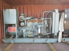 * Cummins/ Markon 125KVA Standby generator. A 125KVA Skid mounted Standby Generator with Cummins 855