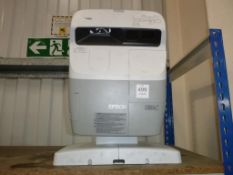 * An EPSON EB-450 WI, No Remote Complete with Mounting Bracket
