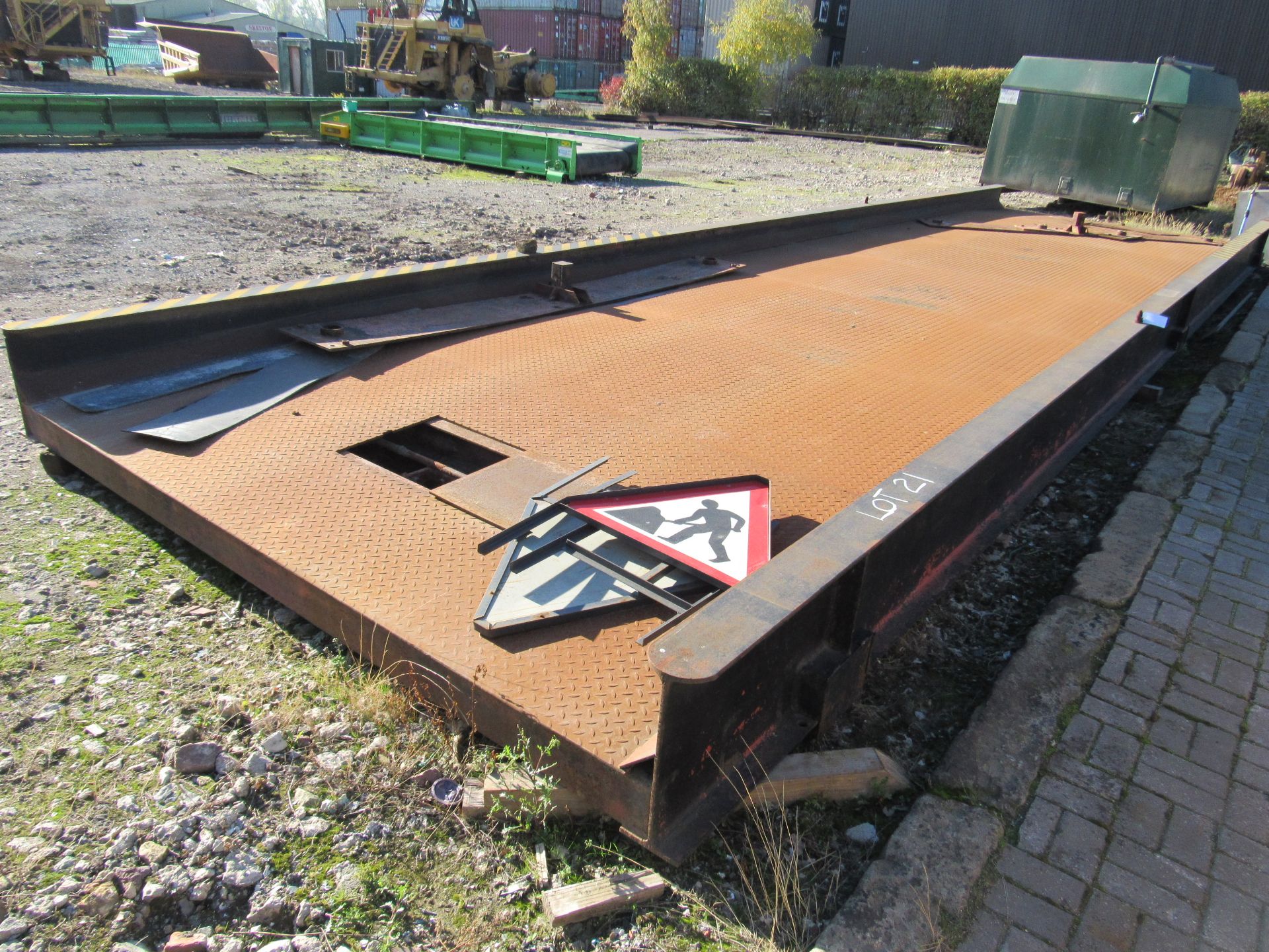 40 Ton Weighbridge with load cells, 12 meters by 3 meters. - Image 7 of 10