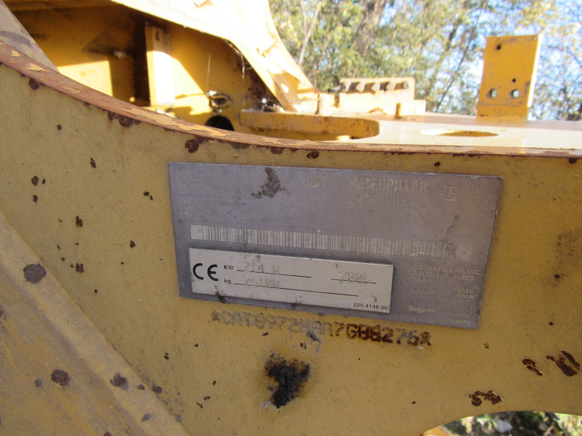 Caterpillar 972H front chassis (was taken from a machine to be scrapped) - Image 3 of 4