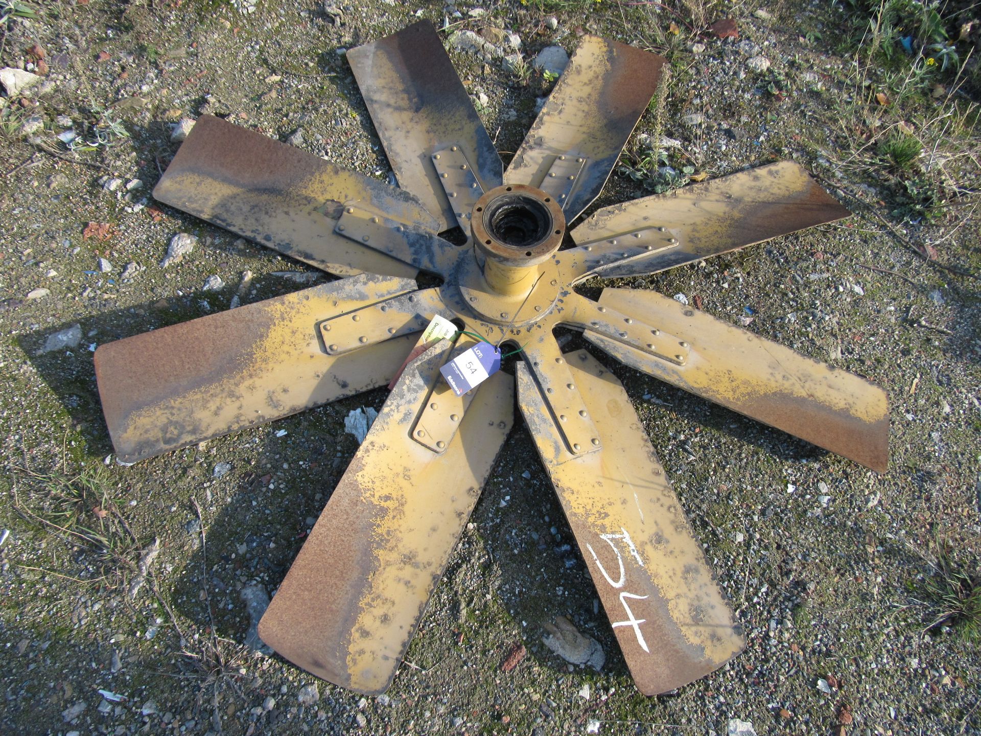 Caterpillar 777D fan, used condition. - Bild 2 aus 2