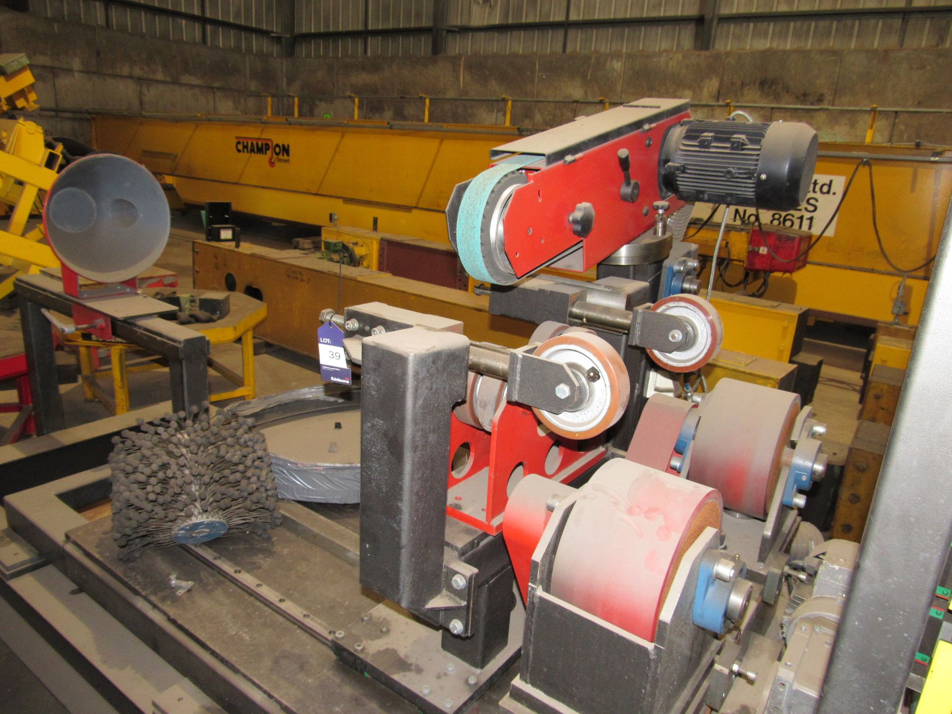 Internal bore grinder, Internal Weld Root Grinder, with Sanding Belt attachment used for extending - Bild 9 aus 9