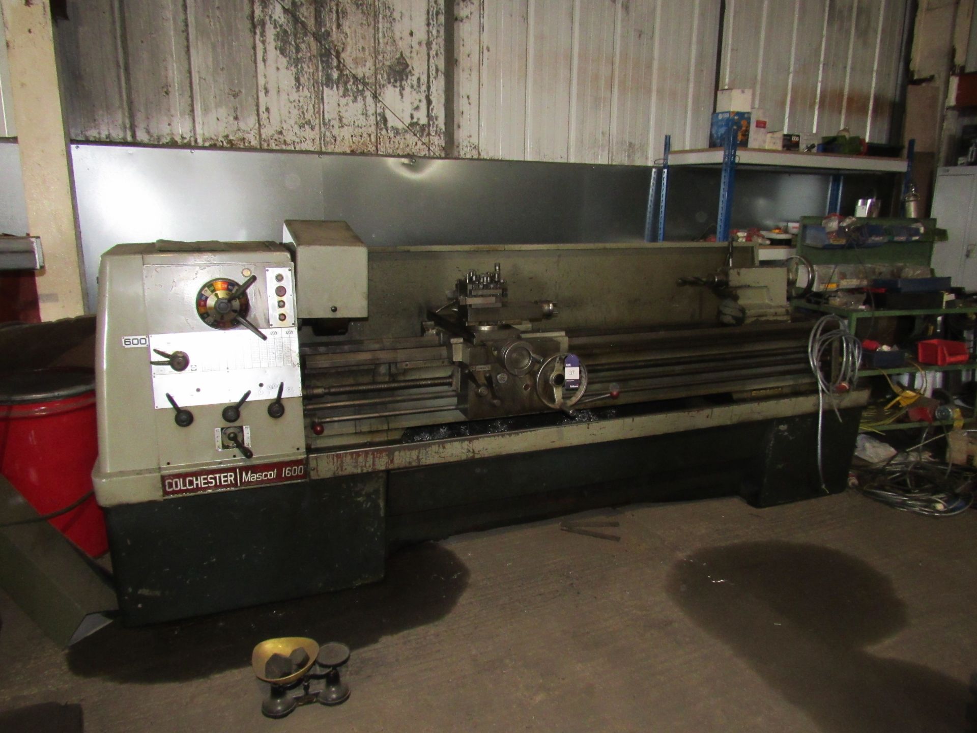 Colchester Mascot 1600 lathe Used Colchester mascot 1600 lathe, comes with 3 and 4 jaw chuck and - Image 2 of 5