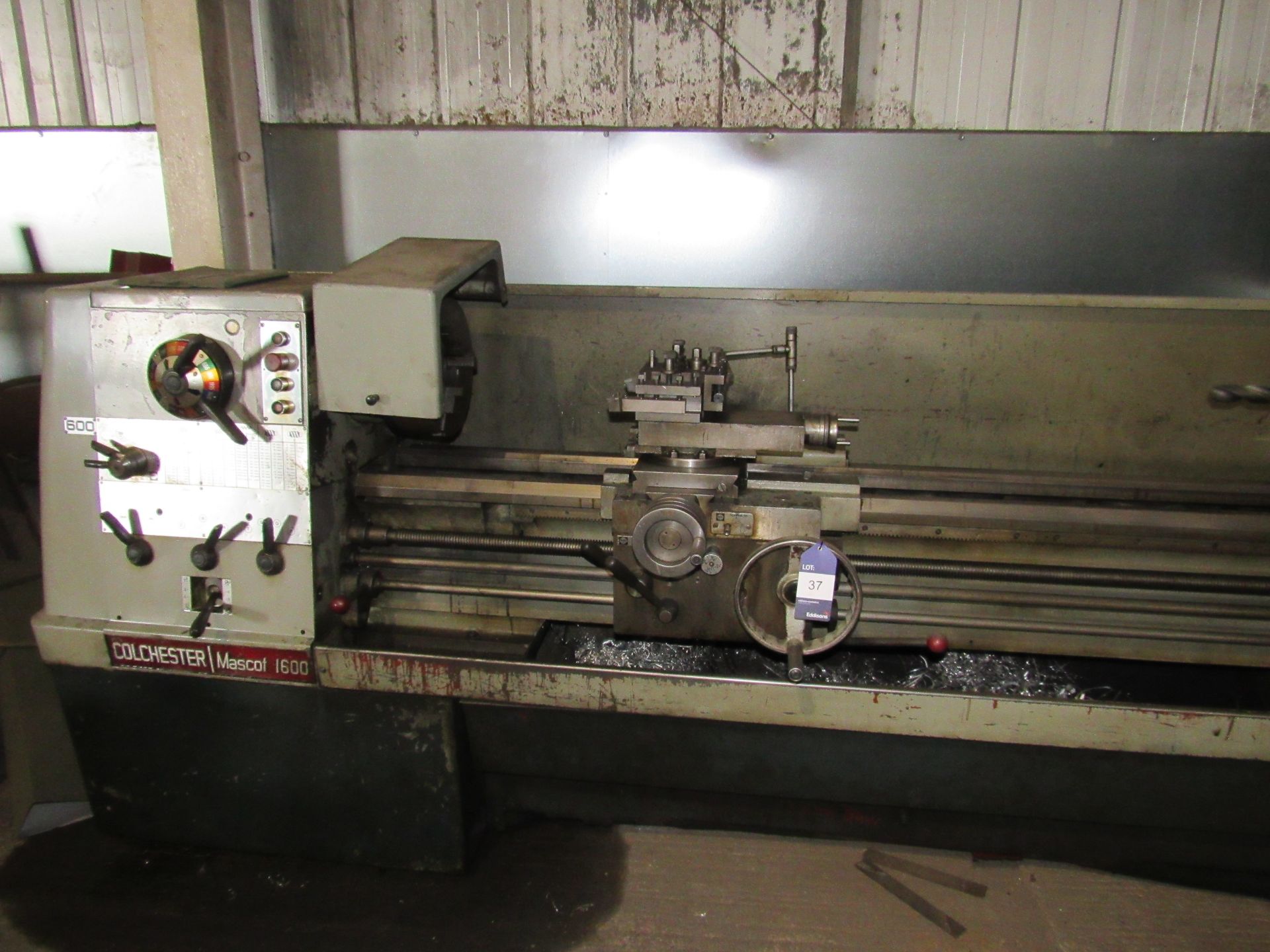Colchester Mascot 1600 lathe Used Colchester mascot 1600 lathe, comes with 3 and 4 jaw chuck and - Image 3 of 5