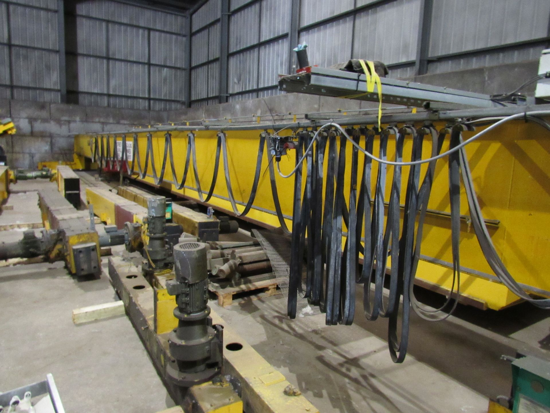 5 ton Street overhead gantry crane. Removed professionally and kept in side for storage. 21,249mm