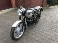 Velocette 350 1963 model motorcycle 31,008 miles, full rebuild in 1999.Engine number VR4339 Frame