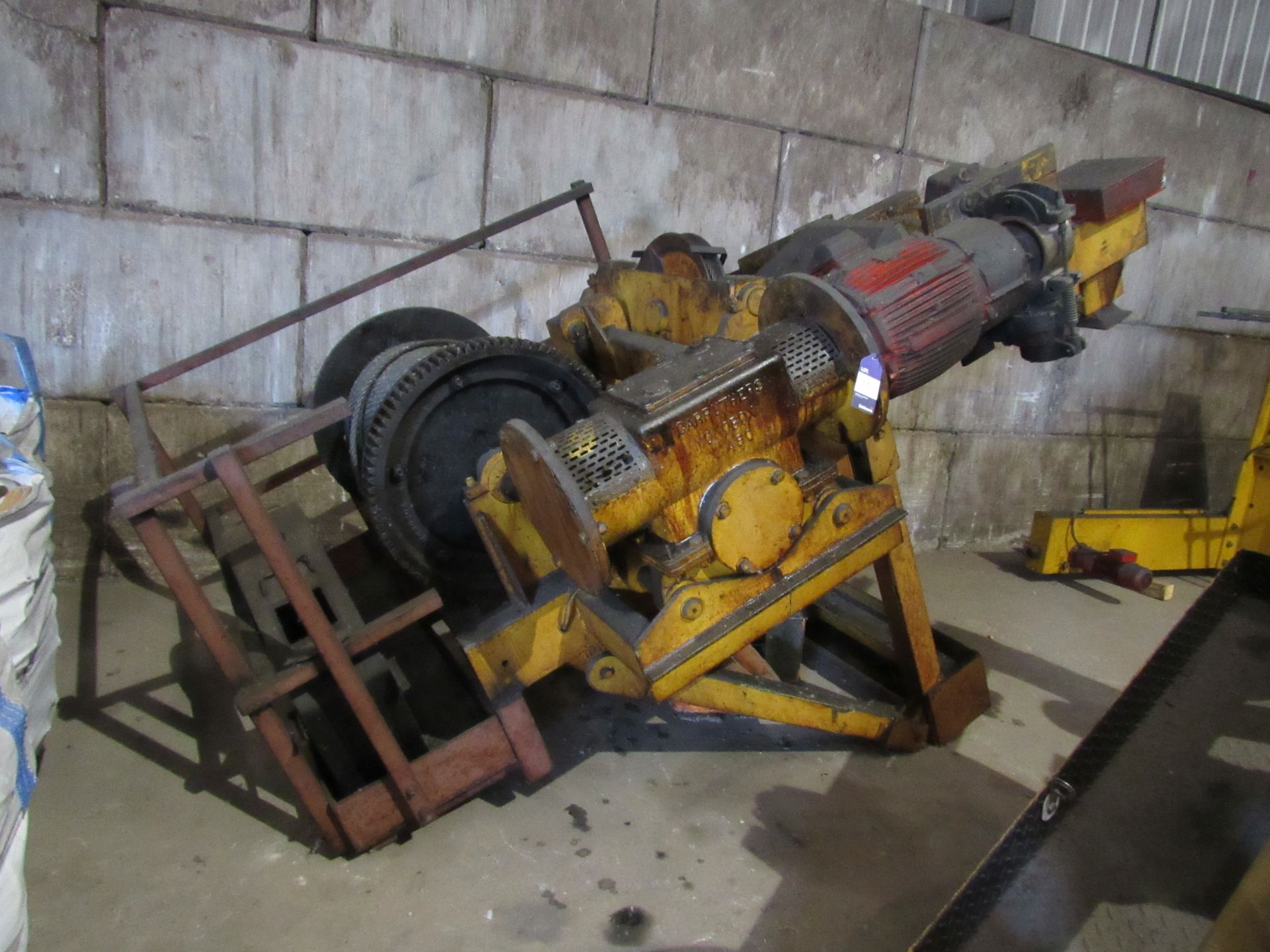 10 ton carruthers overhead gantry crane crab. This crane doesn't have any main beam, crab only in - Image 2 of 3