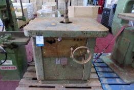 * Wadkin BER3 Spindle Moulder s/n 741029. Please note there is a £10 Plus VAT Lift Out Fee on this