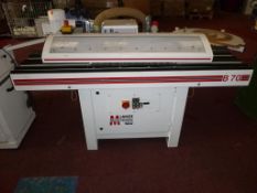 * Lange B70 Hot Air Edge Bander YOM 2007. Machine No 310, CE. Please note there is a £10 Plus VAT