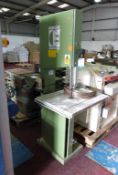 * Electra Beckum TYP BAS 450 WN 240V Vertical Bandsaw S/N 2008584. Please note there is a £5 Plu