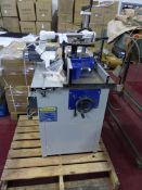 * Charnwood WO40 240V Spindle Moulder with Slide Table and Comatic Power Feed Unit. Please note