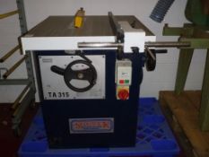 * Sedgwick TA315 Sawbench . Please note there is a £10 Plus VAT Lift Out Fee on this lot.
