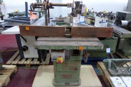 * Wadkin BER 2 Spindle Moulder S/N 64109 Fitted with Crompton S10 Brake + Securite Lurem Power