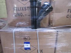 190 MHK-A02-Bs 135 Deg Branch D/S Black -110mm (20) Location warehouse