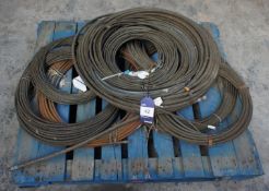 * Qty of Heavy Duty Wire Rope to pallet