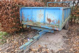 * Single Axle Steel Bodied Tipping Trailer