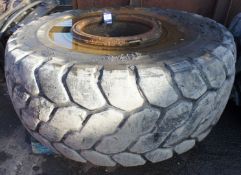* Michelin 26.5 x 25 Spare Rim and Tyre to suit CAT D350