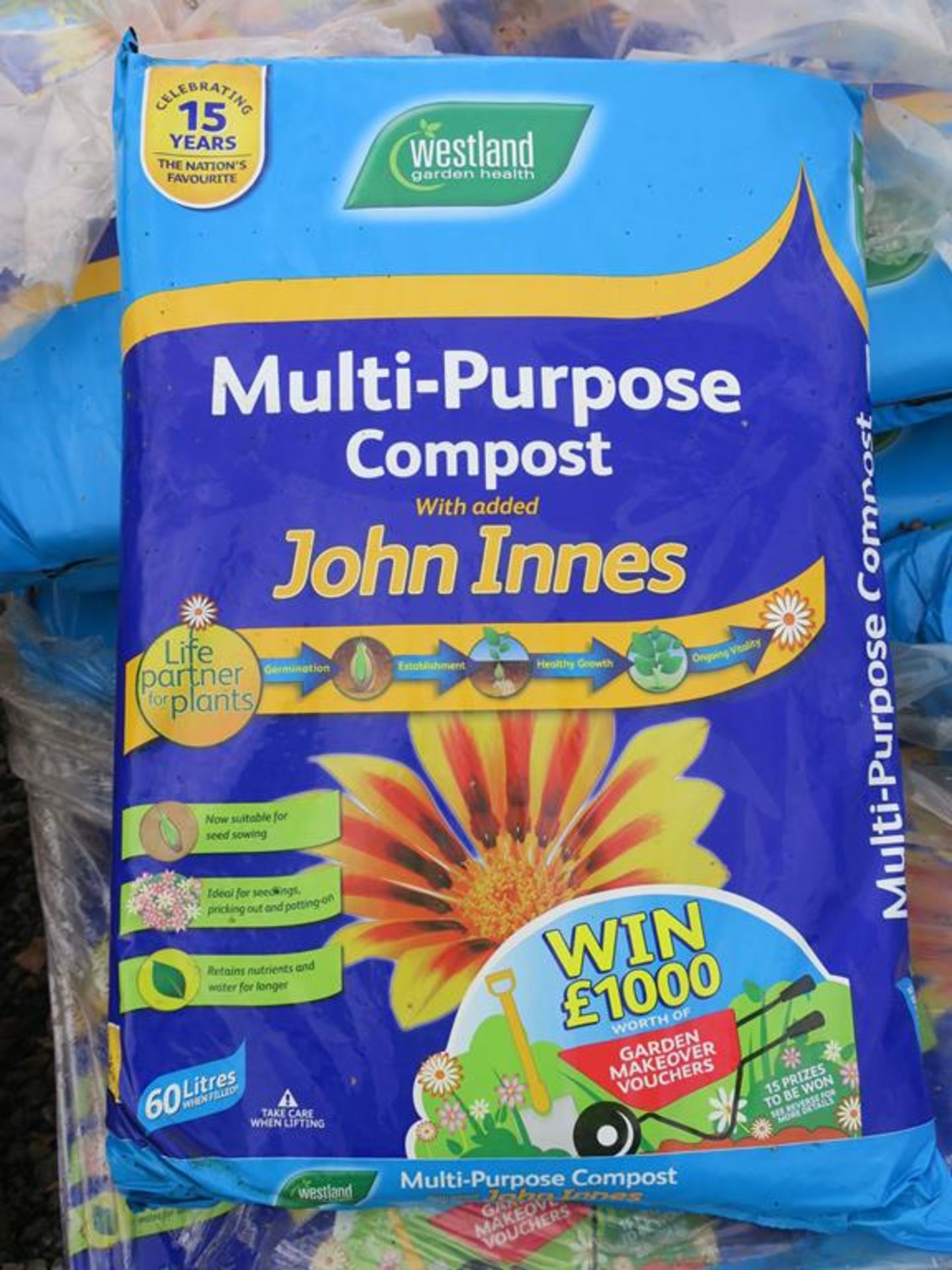 * 14 bags of Westland Multi Purpose Compost with added John Innes Compost (60L bags)
