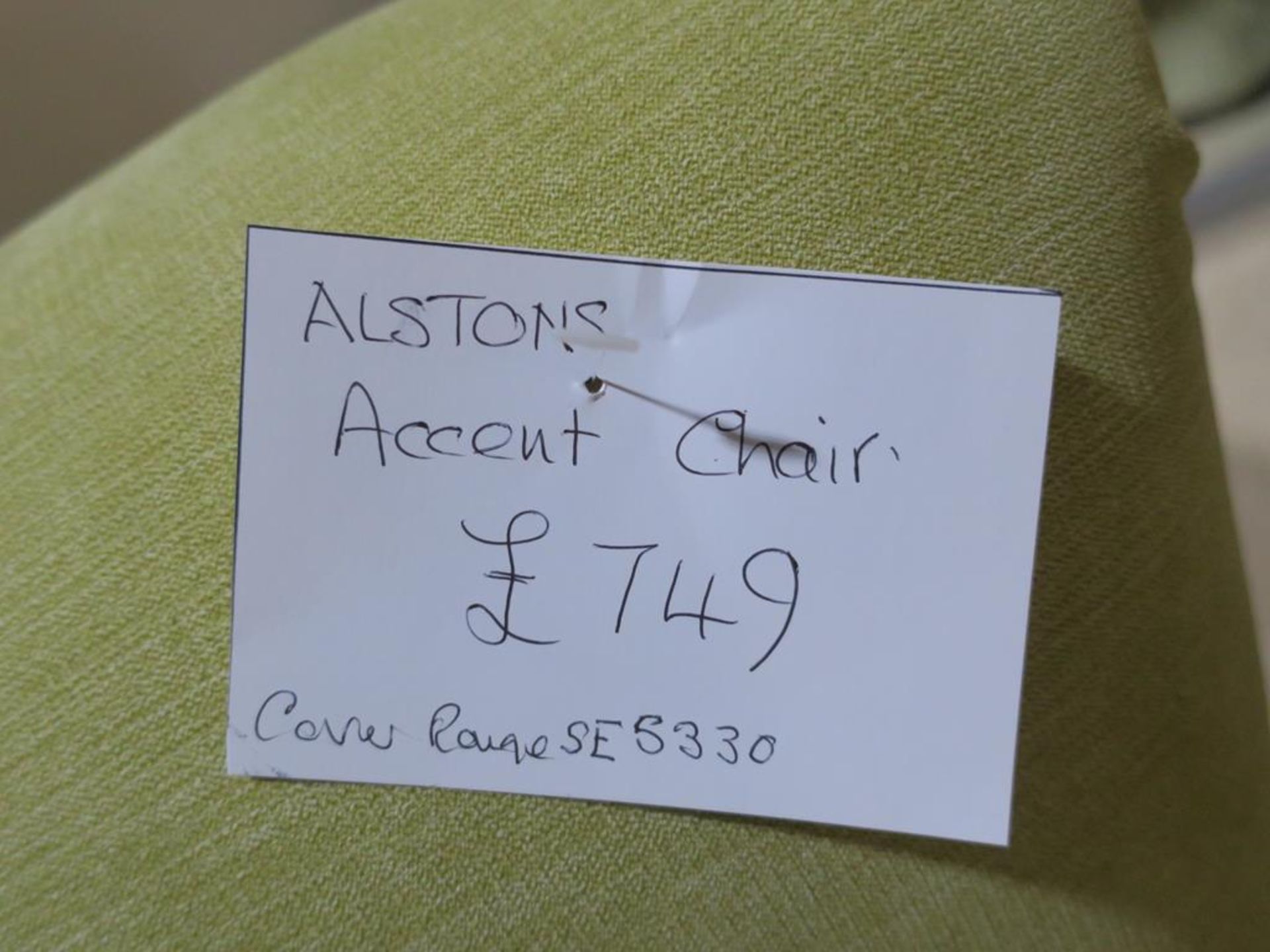 * An Alstons Accent Chair, cover range SE 5330 (width 85cm) (RRP £749) - Image 4 of 4