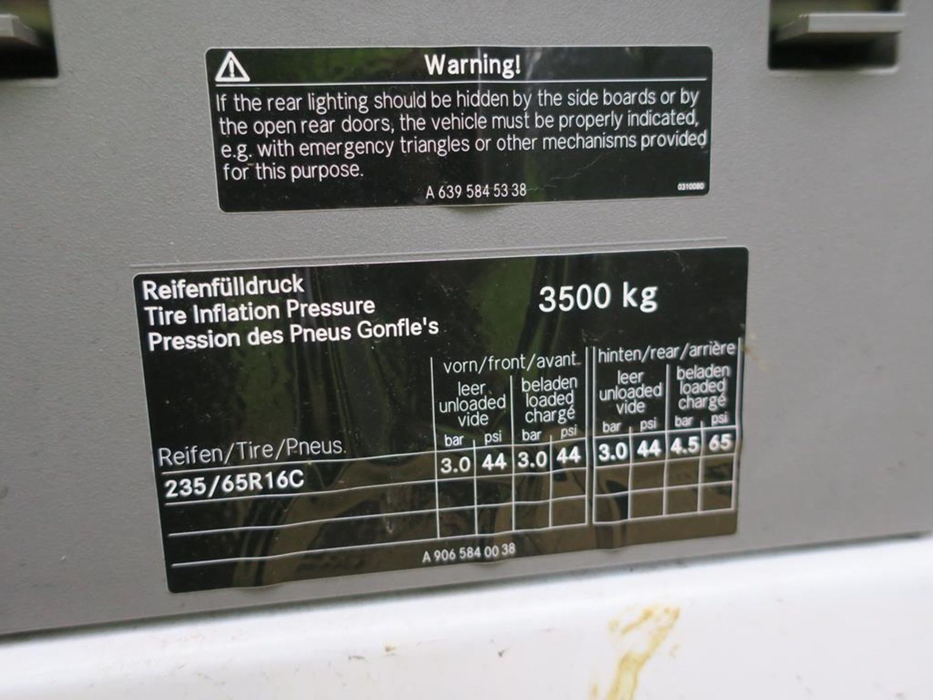 * A Mercedes Benz Sprinter 313 Daimler AG. Reg WV11 EFH; 2143cc diesel; revenue weight 3500Kg. - Image 11 of 33