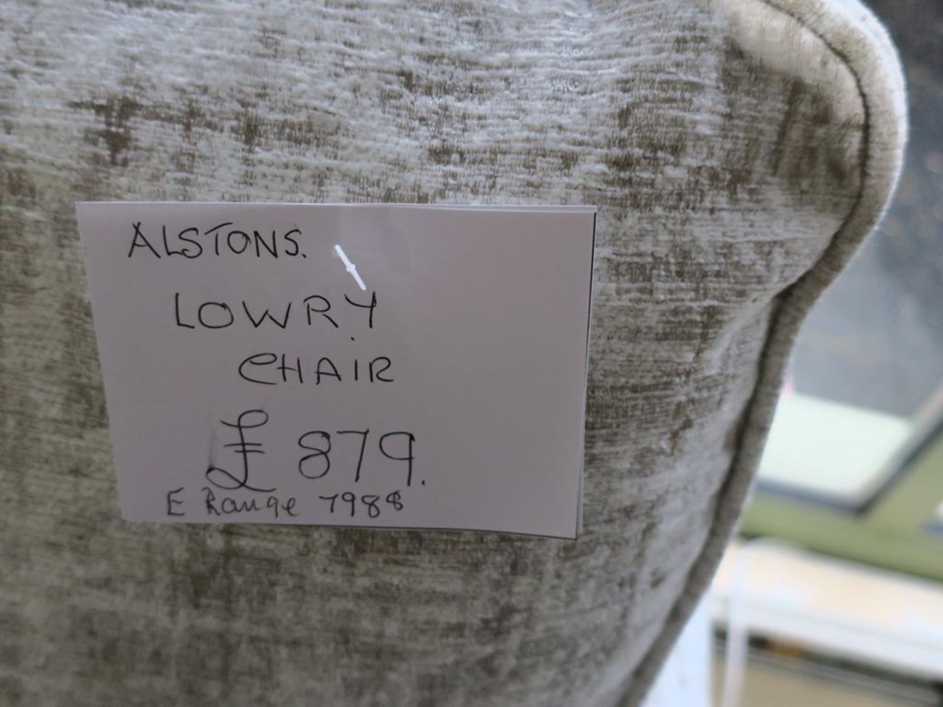 * An Alstons Lowry Chair cover E range 7988 with Scatter Cushion (width 97cm) (RRP £879) - Image 5 of 5