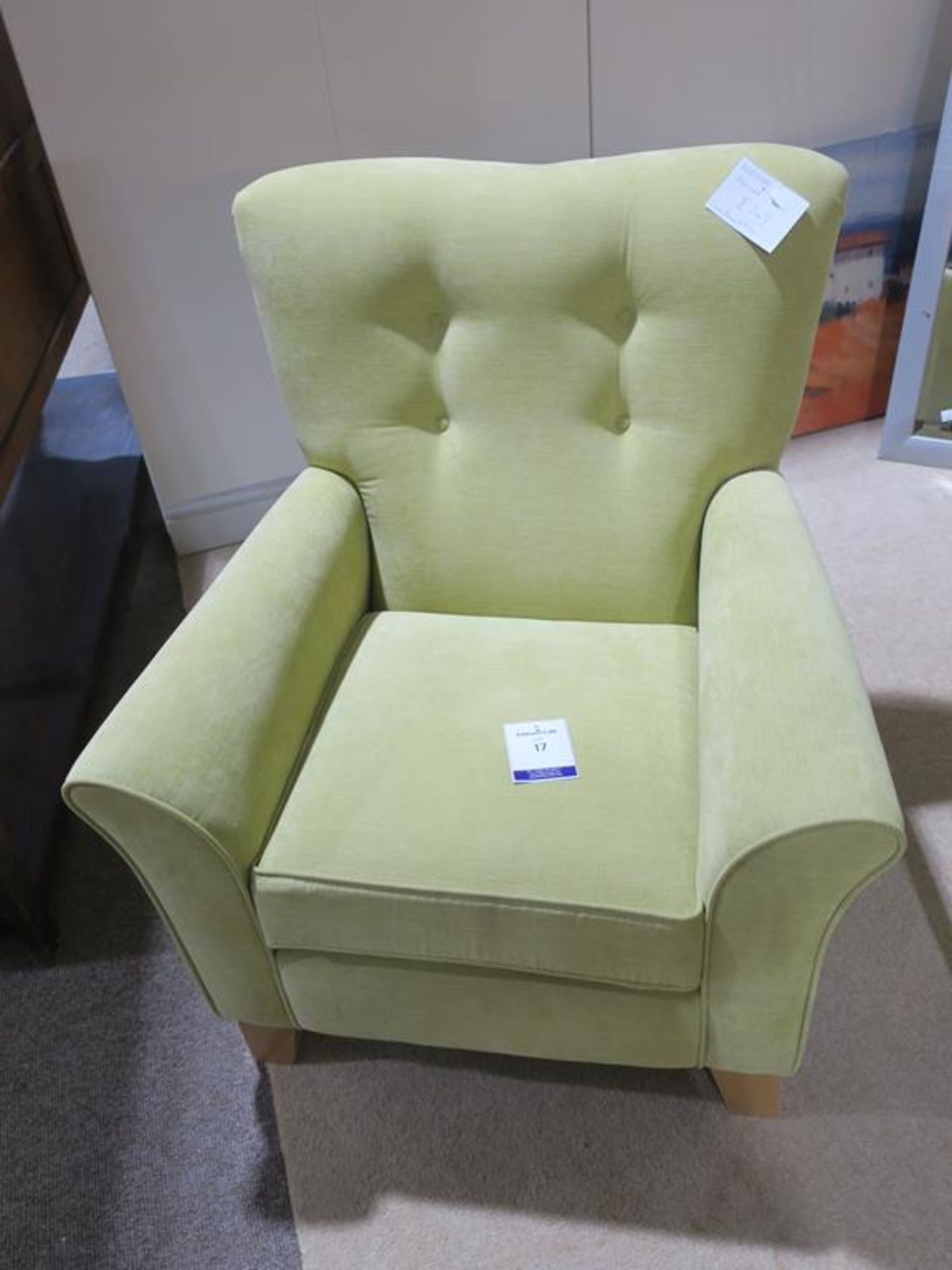 * An Alstons Accent Chair, cover range SE 5330 (width 85cm) (RRP £749)