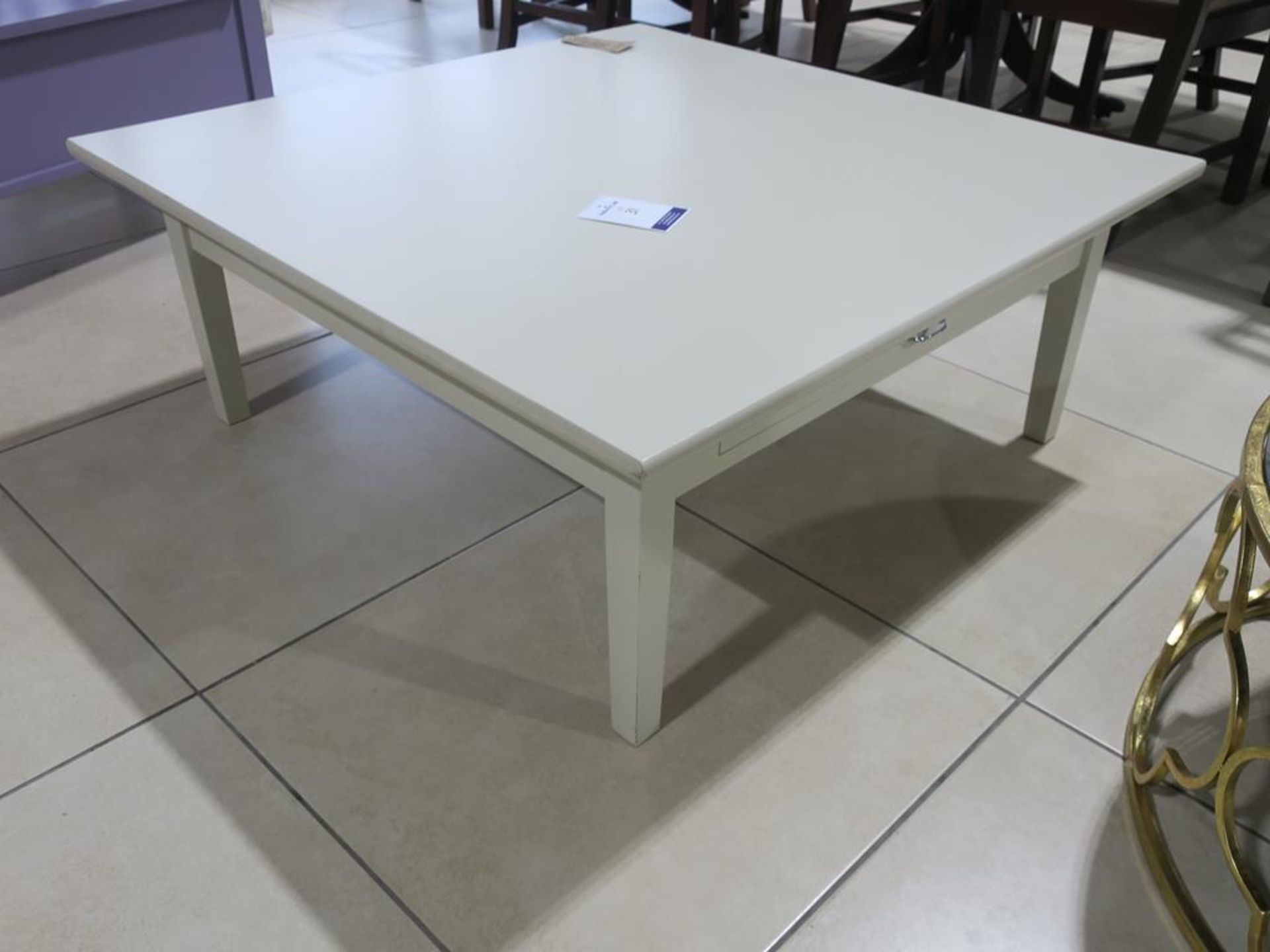 * A Voyage Large Square Coffee Table (H 41cm, W 100cm, D 100cm) (RRP £345) - Image 2 of 3