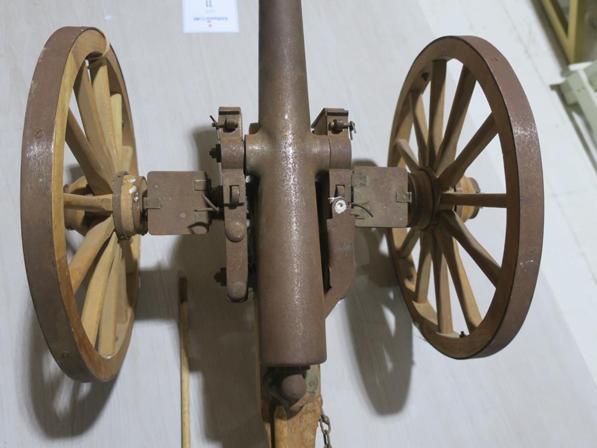 A Decorative Cannon with Metal Barrel, Fittings and Tyres (RRP £350) - Image 4 of 4