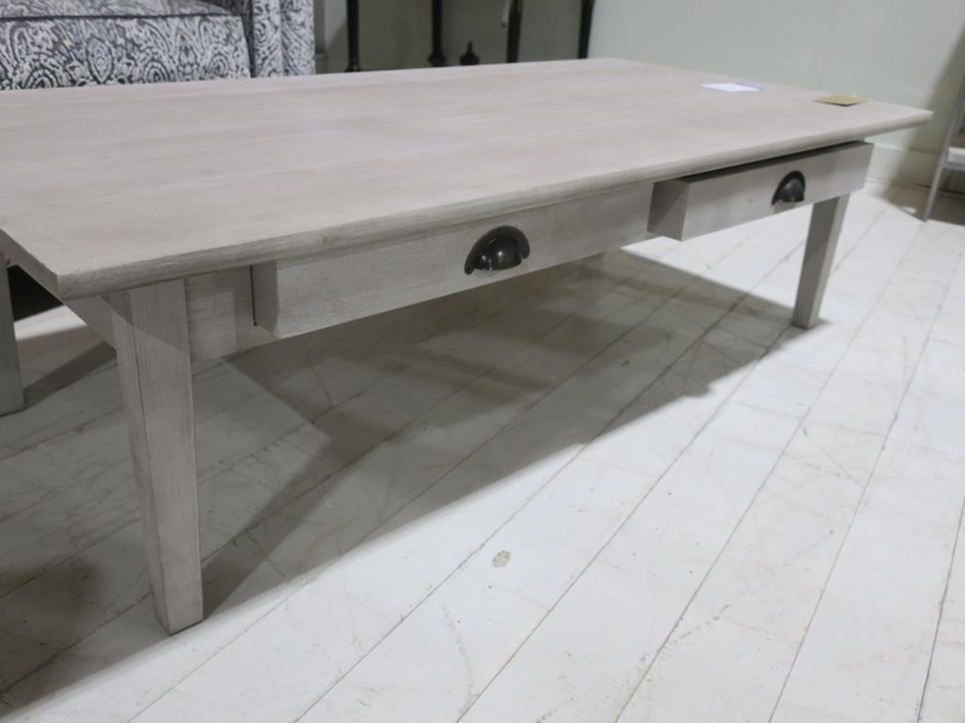 * A Voyage Caitlin Large Coffee Table with two drawers (H 40cm, W 140cm, D 70cm) (RRP £468) - Image 3 of 4