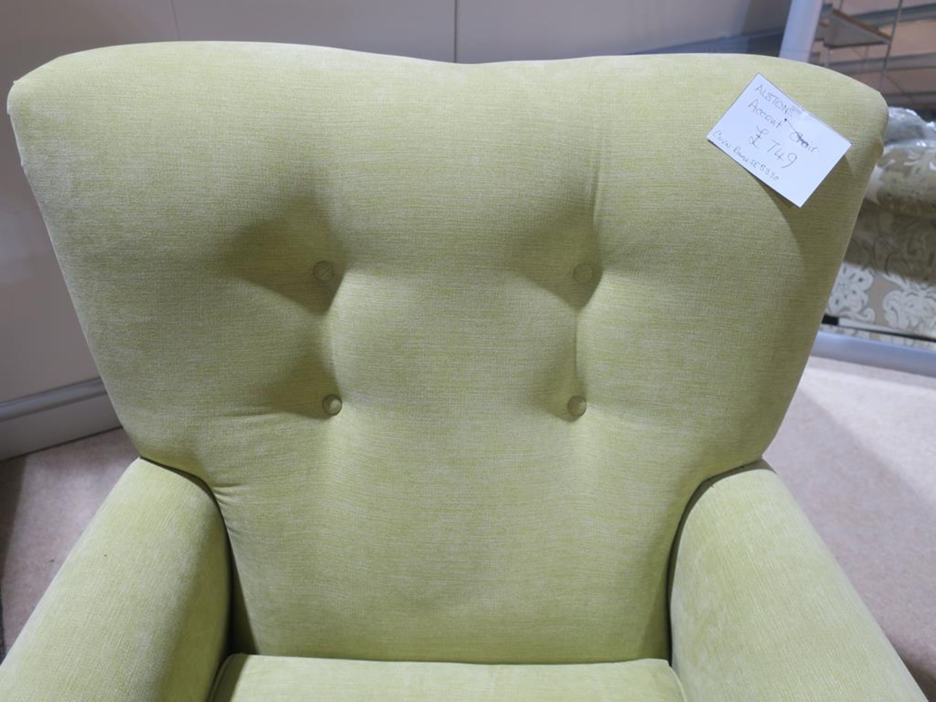 * An Alstons Accent Chair, cover range SE 5330 (width 85cm) (RRP £749) - Image 2 of 4