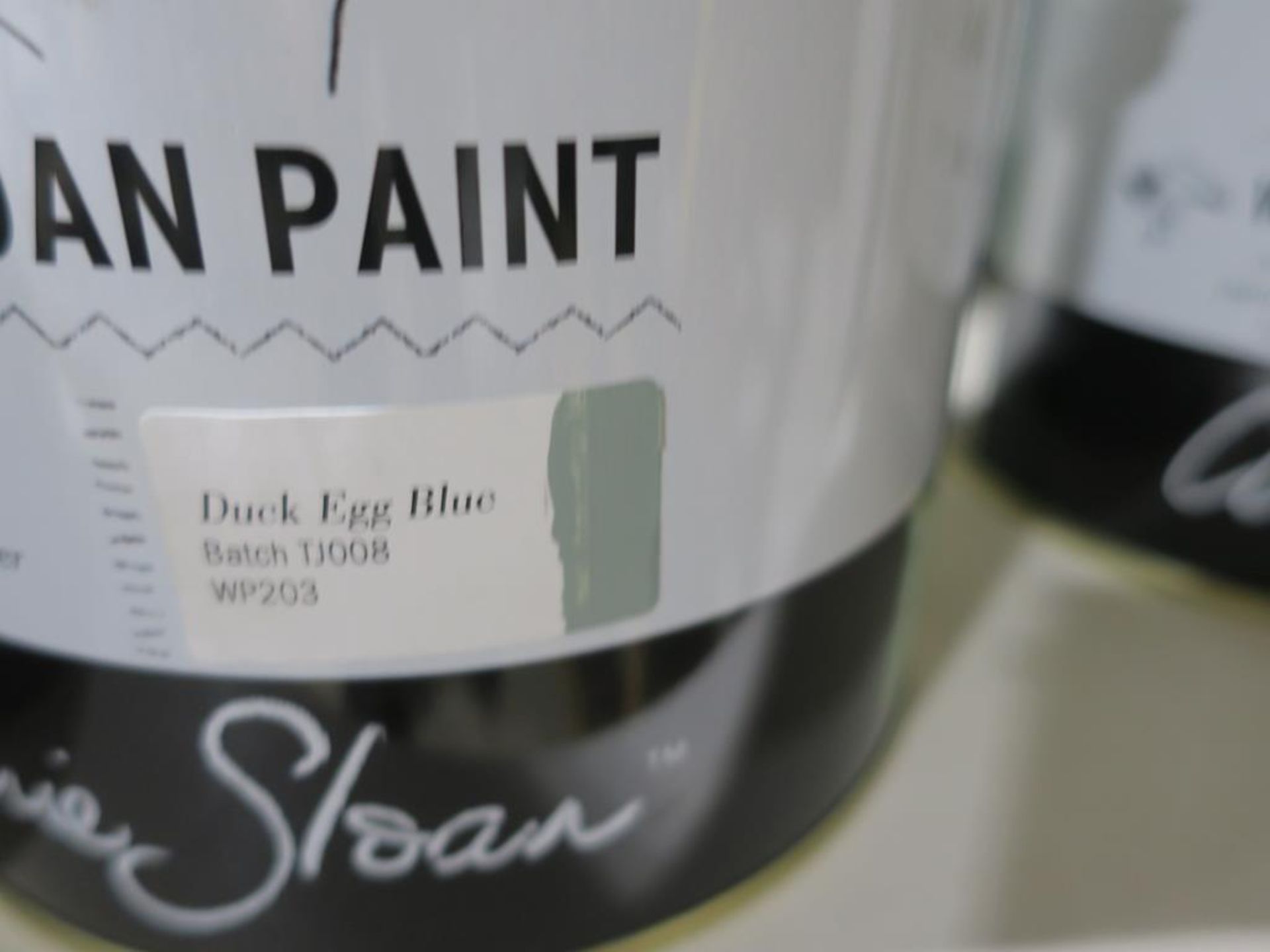 * Annie Sloan Paint - 1 x 2.5L English Yellow, 2 x 2.5L Duck Egg Blue (RRP £120) - Image 3 of 3