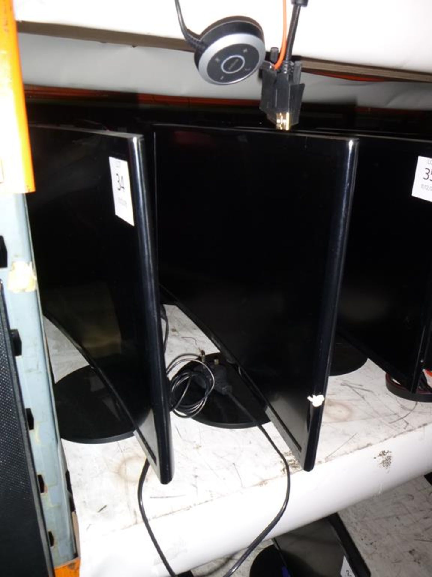 * 2 X Samsung Model: C24F390FH Curved Screen Monitors etc