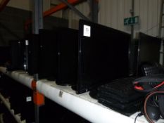 * 4 X Assorted Computer Monitors, Keyboards etc