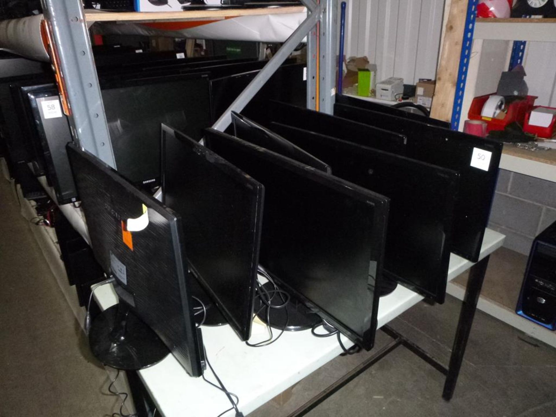 * 8 X Assorted Computer Monitors