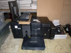* A lot to include: 5 PC Towers (2 X HP Compaq, 1 X HP Prodesk, 1 X Super Writemaster Speed Plus and