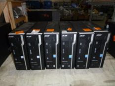 * 2 X Acer Veriton X2640G Towers and 4 X Acer Veriton X2632G Towers. Hard drives have been removed